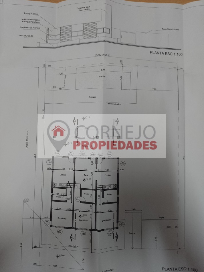 Complejo de 3 Departamentos con Pileta en San Nicolas. Cordoba